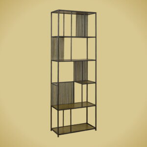 Iron shelf 76x31x195
Brass - powder coating