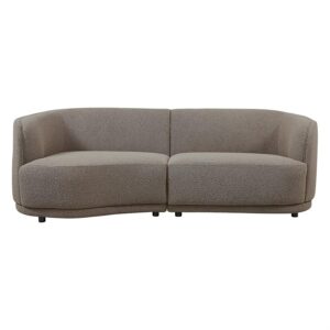 Leicester Sofa 240 round left - Copenhagen 903 Taupe