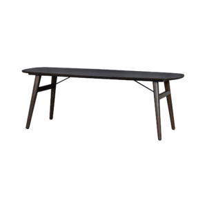 Aura Eetkamertafel espresso deens ovaal 180 cm