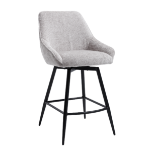 Trino Barstoel - fabric Trenza 08 oyster (draaibaar) (NIEUW 12-2025)